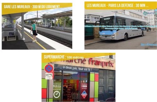 Les Mureaux Apartment | L'Evasion - coeur de ville - WIFI - Gare