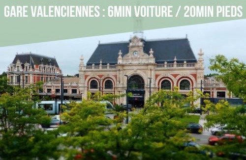 Anzin Apartment | L'Exotique - Parking I Netflix I Gare I WIFI TRÈS HAUT DÉBIT - Calme & Cosy