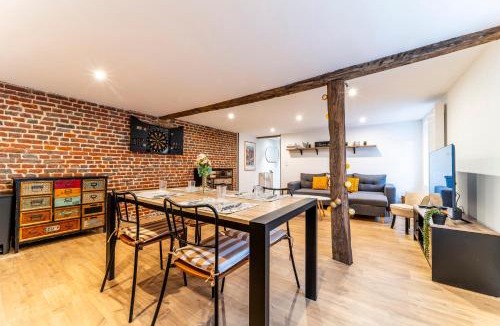 Haubourdin Apartment | L'Hermitage - 3 beds - Wifi - Free Parking