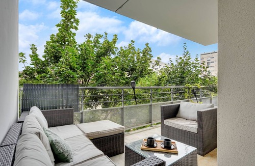Patte d'Oie Apartment | L'Hippocrate - Charmant appartement avec terrasse