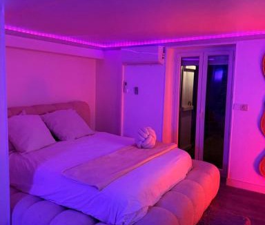 Savigny-sur-Orge Apartment | L'Interdite House - Limitless - Jacuzzi Cinema Love