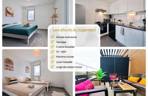 Lalande-Grand Selve Apartment | " L'Oasis Toulousain " Balcon - Wifi - Linge fourni