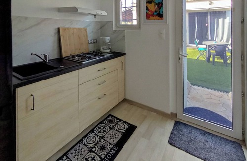 Rieux-Minervois House | l'Obrador 25 m2 - Kitchen & terrace - pool access