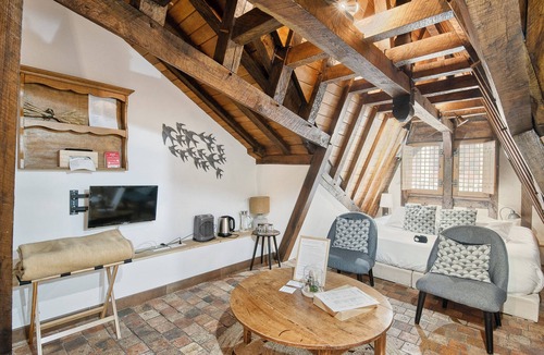 Downtown Angers House | L'Oisellerie historic half-timbered house, Angers town center.