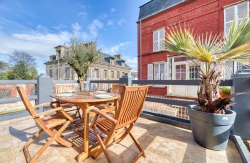 Fecamp Apartment | L'olivier Studio Lumineux avec agréable terrasse
