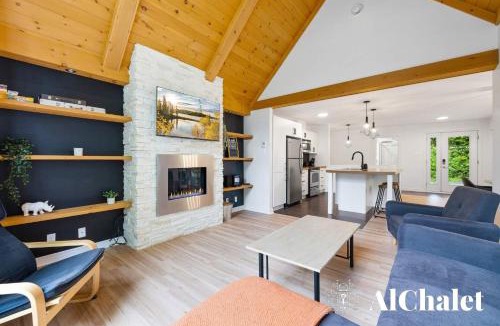 Petite-Riviere-Saint-Francois Ski Chalet | L'ours et le Renard- Chalet familial et Spa