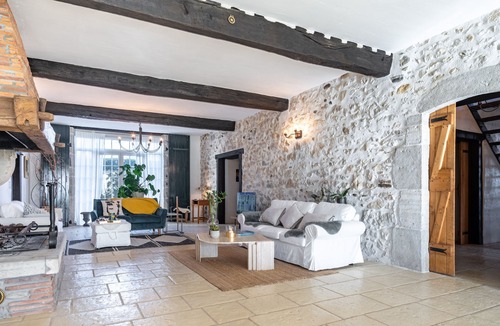 Saint-Etienne-d'Orthe House | L'Oustaou - Maison pour 15 avec piscine