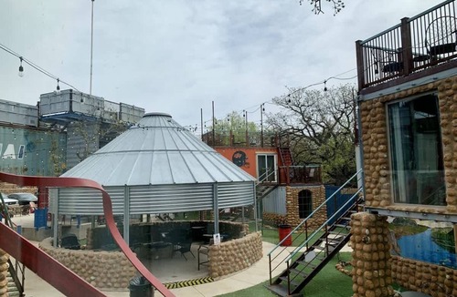 Medicine Park House | L2 Village Vista SkyStack—Rooftop Patio View Sleeps 7