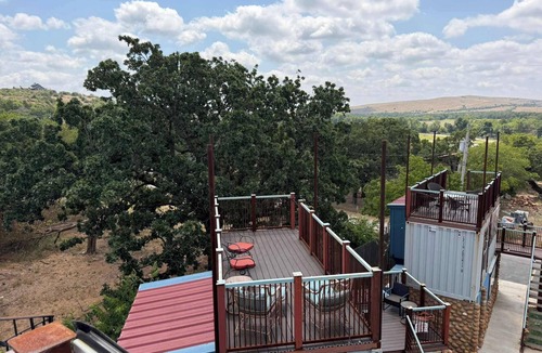 Medicine Park House | L2 Village Vista SkyStack—Rooftop Patio View Sleeps 7