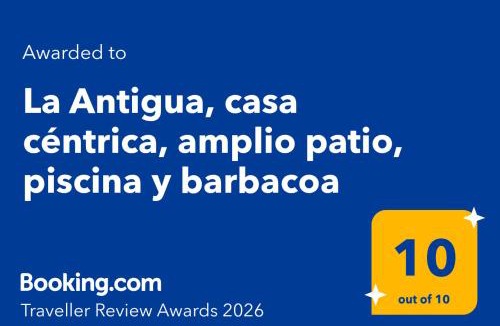Campillo de Altobuey House | La Antigua, casa céntrica, amplio patio, piscina y barbacoa