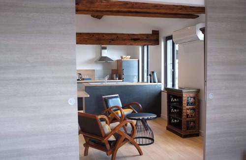 Vienne Apartment | La Bâtie, La Loge: rooftop apartment.