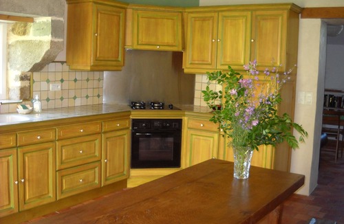Saint-Germain-de-Coulamer Cottage | La Bellaziere, country cottage with covered, heated pool.