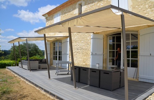 Biran House | "La Borde" Character gersoise farmhouse with superb swimming pool, jacuzzi, trampoline