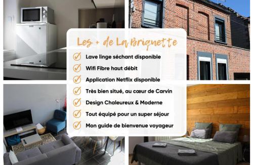 Carvin House | La Briquette - WIFI - PARKING - Proche de Lille