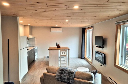 Sainte-Lucie-des-Laurentides Apartment | La Passion #204 - Loft avec balcon privé et vue