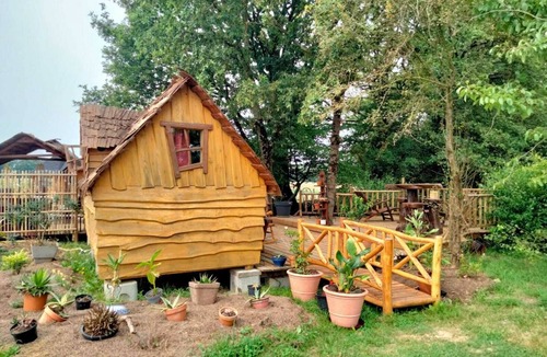 Saint-Brieuc-de-Mauron Cabin | La Cabane bohème en Brocéliande, 2 persons, Nordic bath