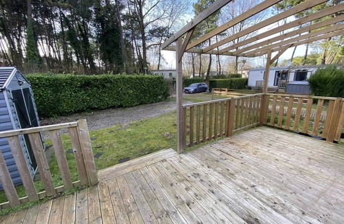 Camiers House | La Cabane d'Arthur in 3 star campsite (Air conditioning, Heated pool)