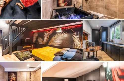 Hermeray House | La Cachette - Suite romantique & balnéo privative