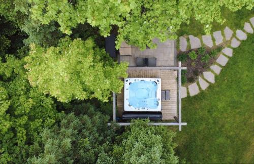 Saint-Faustin-Lac-Carre Ski Chalet | La Canopée - Piscine privée chauffée - Spa - Mont-Blanc