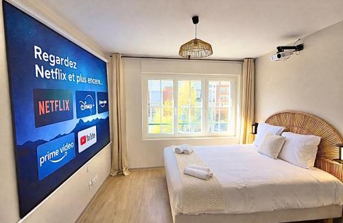 Centre Ville Apartment | La Canopée Rooftop - Cinéma - Netflix - Centre