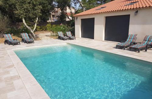 Saint-Laurent-La-Vernede Villa | La Casita villa climatisée avec piscine prés d'Uzes