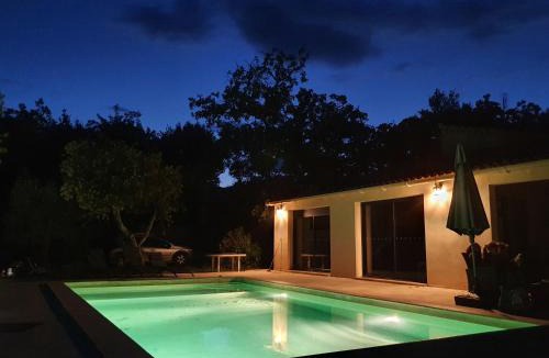 Saint-Laurent-La-Vernede Villa | La Casita villa climatisée avec piscine prés d'Uzes