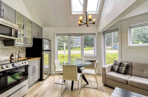 Mont-Tremblant Pedestrian Village Apartment | La Chouette: Ski out Condo on the Voyageur Trail!