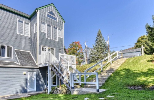 Mont-Tremblant Pedestrian Village Apartment | La Chouette: Ski out Condo on the Voyageur Trail!
