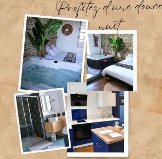 Centre ville - Urbanistes Apartment | La douce nuit appartement jacuzzi fougères