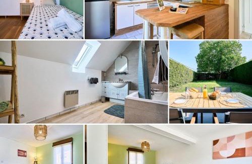 Ennevelin Apartment | La Halte Verte - Garden - Wifi - Near Lille