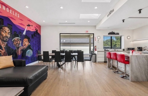 Burbank House | LA Icon House. Murals, KAWS Art & Chef’s Kitchen