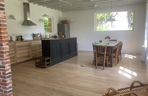 Sainte-Marguerite-sur-Mer Ski Chalet | La Lanterne, a spacious brick house in a green setting