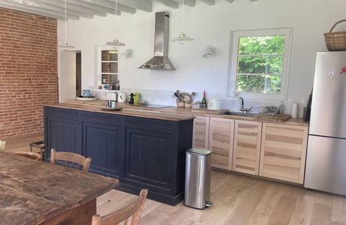 Sainte-Marguerite-sur-Mer Ski Chalet | La Lanterne, a spacious brick house in a green setting