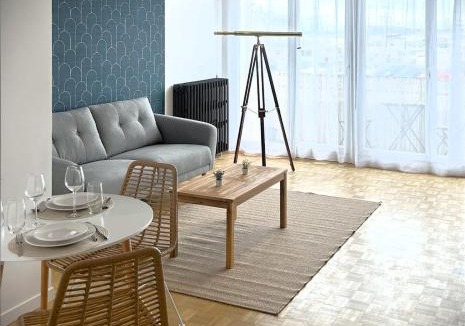 Downtown Le Havre Apartment | La Longue Vue-Appart vue mer avec balcon-parking