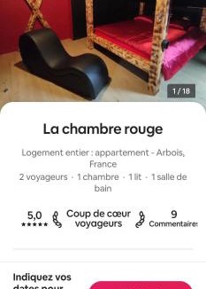 Arbois Apartment | La Love room