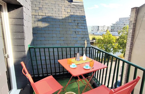 Port of Caen House | La Maison Bleue au Bord de L'orne - Jardin Clos - 6 Voyageurs