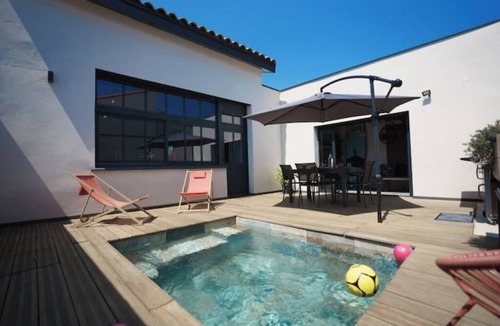 Canet-Plage House | La maison du bonheur - swimming pool - near the beach