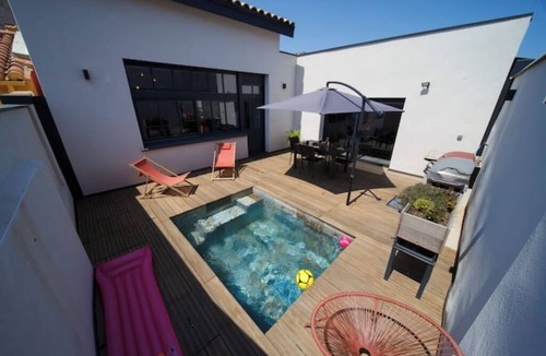 Canet-Plage House | La maison du bonheur - swimming pool - near the beach