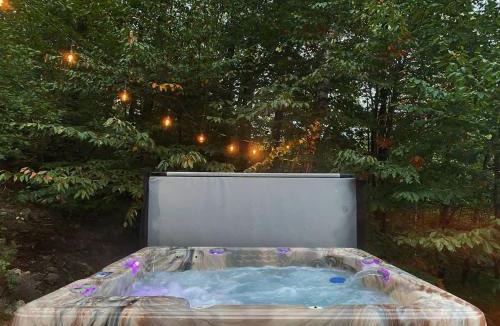 Sainte-Beatrix Ski Chalet | La Maison Magique- Private Hot Tub & Lake Access