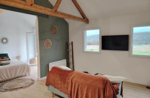Sarrouilles House | La Maisonnette Calme & Nature avec Terrasse vue campagne