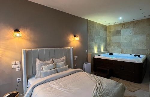 Crouy Apartment | La nuit de rêve Suite privative Jaccuzi Sauna Suite 2