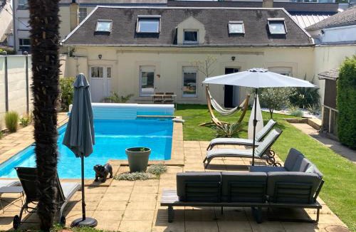 Nord - Gare House | La Paisible - Maison 6 pers piscine - Le Mans centre