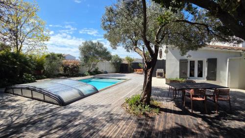 Rivedoux-Plage House | La Passerelle Grande maison avec Piscine chauffée
