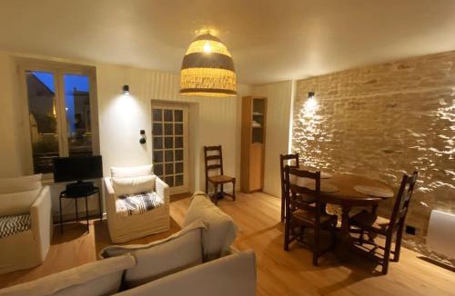 Saint-Regnobert-de-la-Cote-de-Nacre House | La perle-Maison de pêcheur à Saint-Aubin-sur-Mer