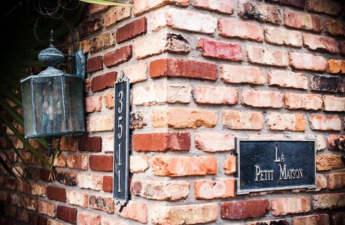 Bacliff Cottage | La Petit Maison, is a waterfront two-story cottage near Kemah,TX