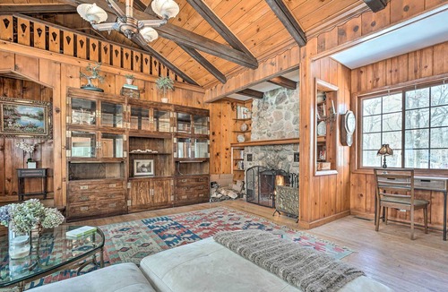 La Porte Cabin | La Porte Cabin with Sauna, Decks & Fire Pit!