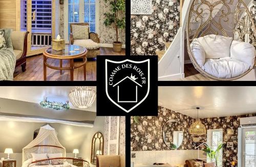 Dourdan Villa | La Romantique des Rois - Jacuzzi & Sauna privés