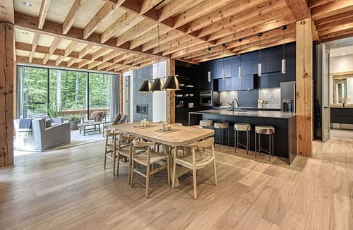 Mont-Tremblant House | La Rose des Vents - Luxury Custom Home w/Hot Tub