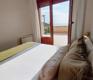 Pedrena Apartment | La Rotiza II Terraza con vistas al mar