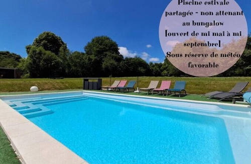 Eguzon-Chantome Cabin | La source - Bungalow avec terrasse à Eguzon